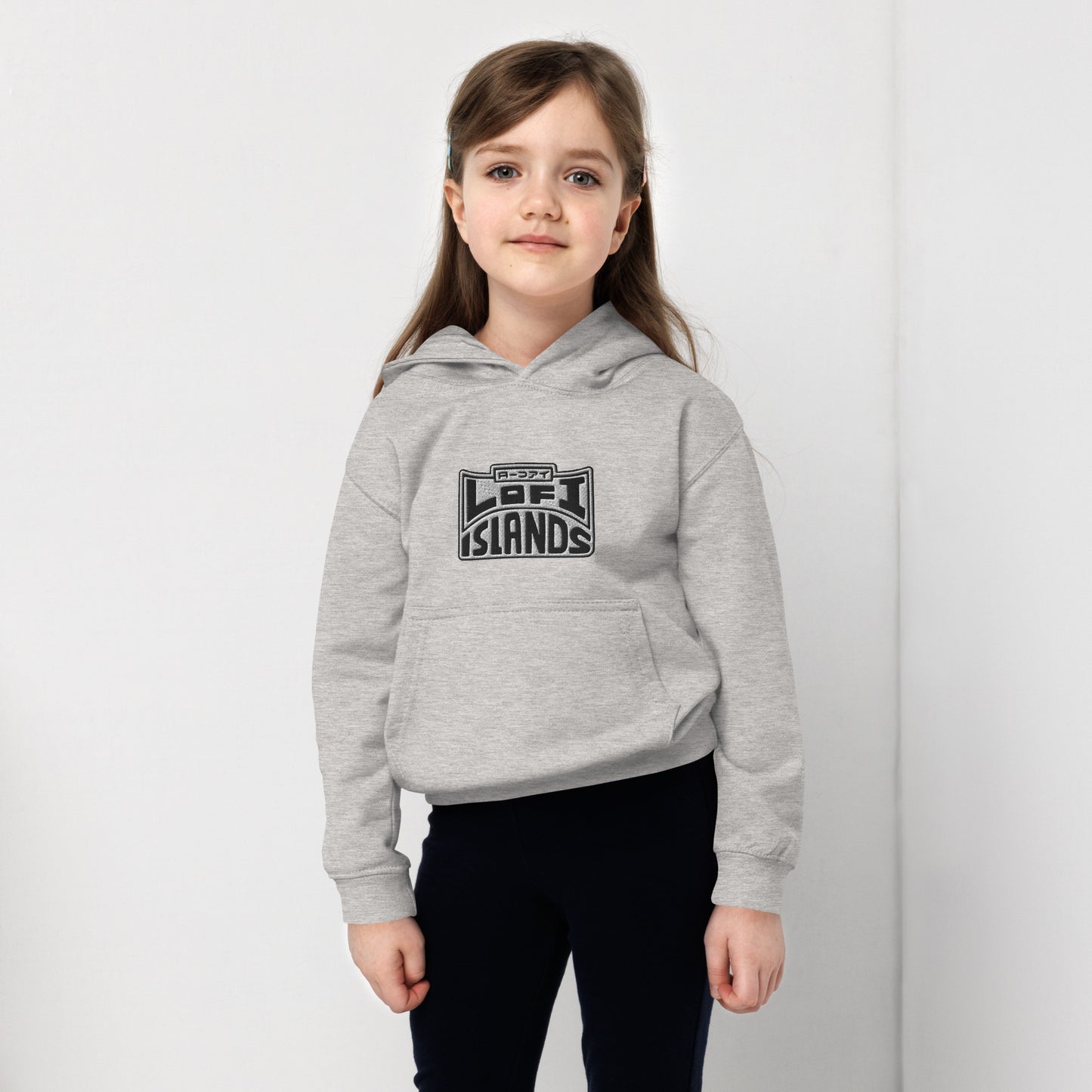 Lo-Fi Headphones Gold Lei Kids Hoodie