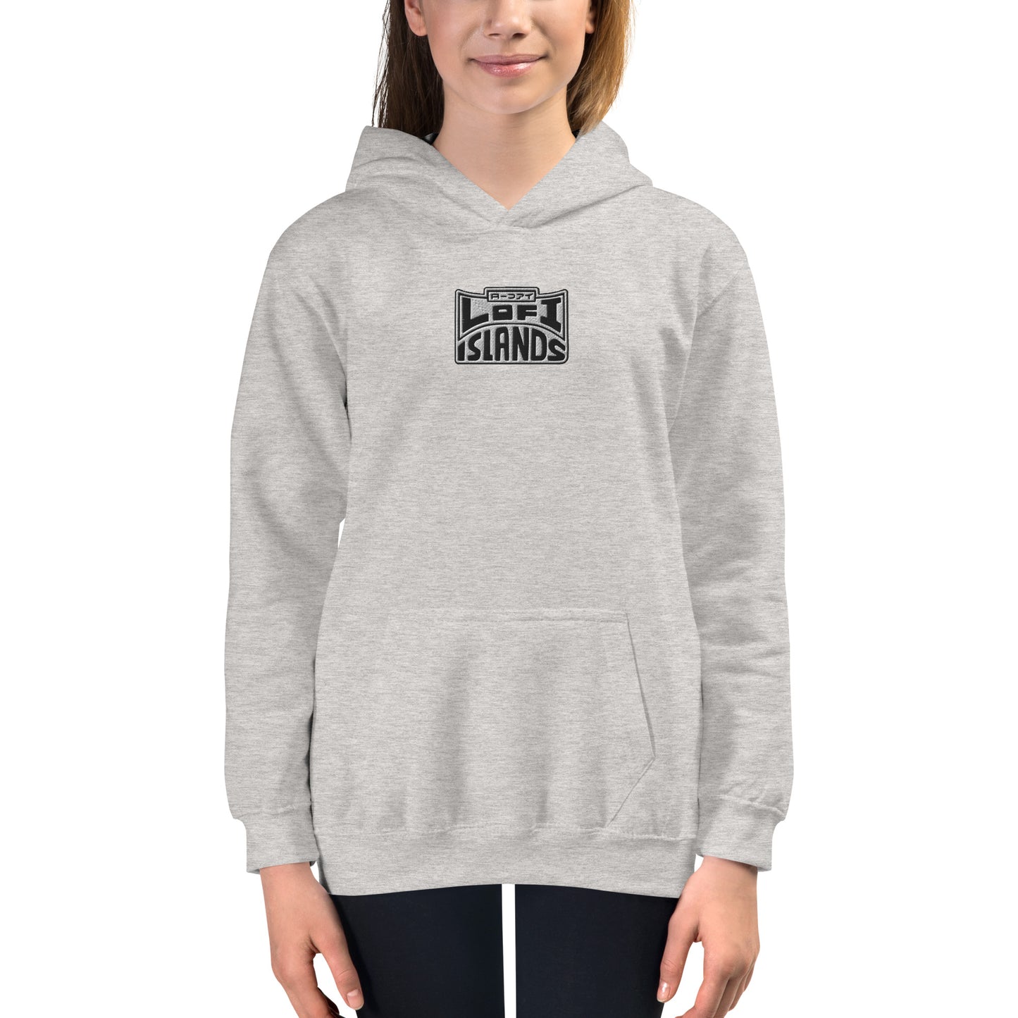 Lo-Fi Headphones Gold Lei Kids Hoodie