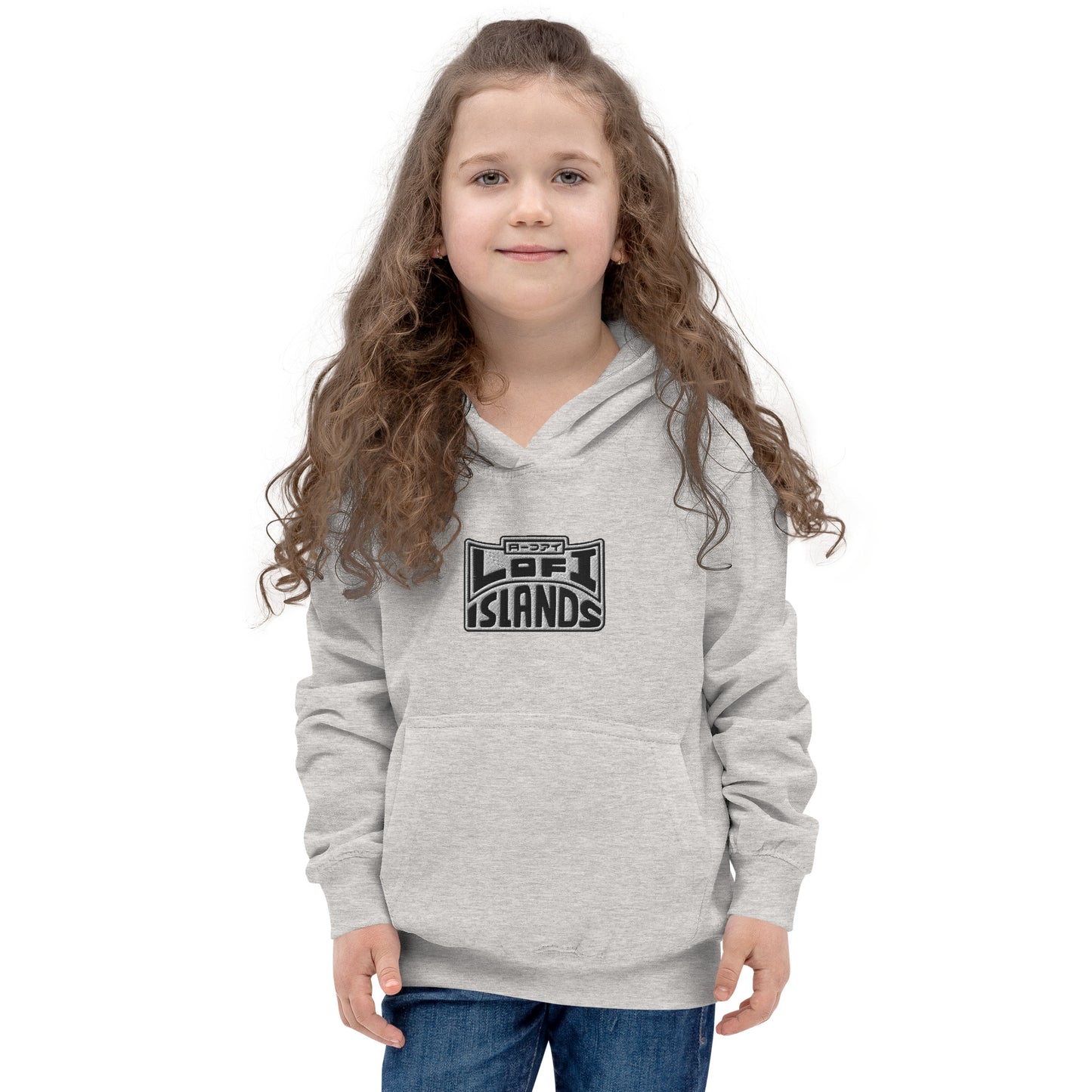 Lo-Fi Headphones Gold Lei Kids Hoodie