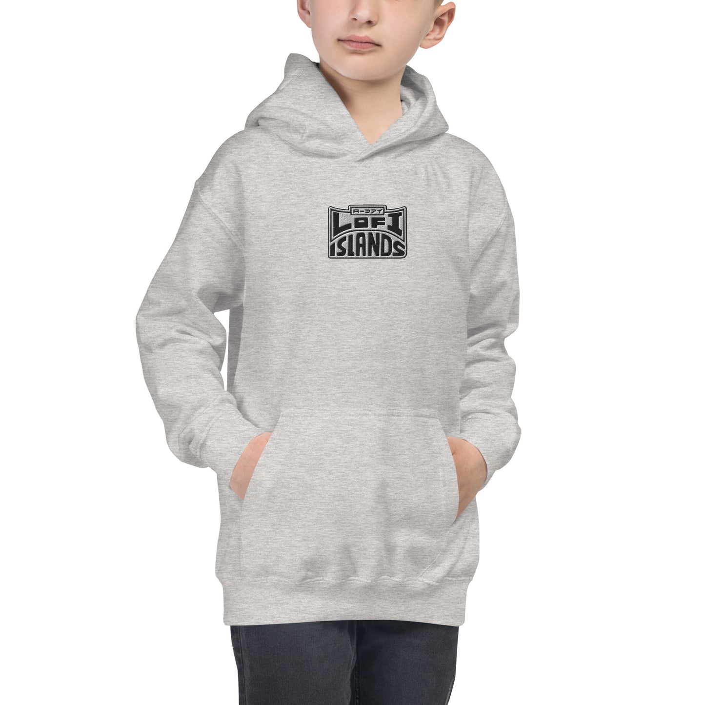 Lo-Fi Headphones Gold Lei Kids Hoodie