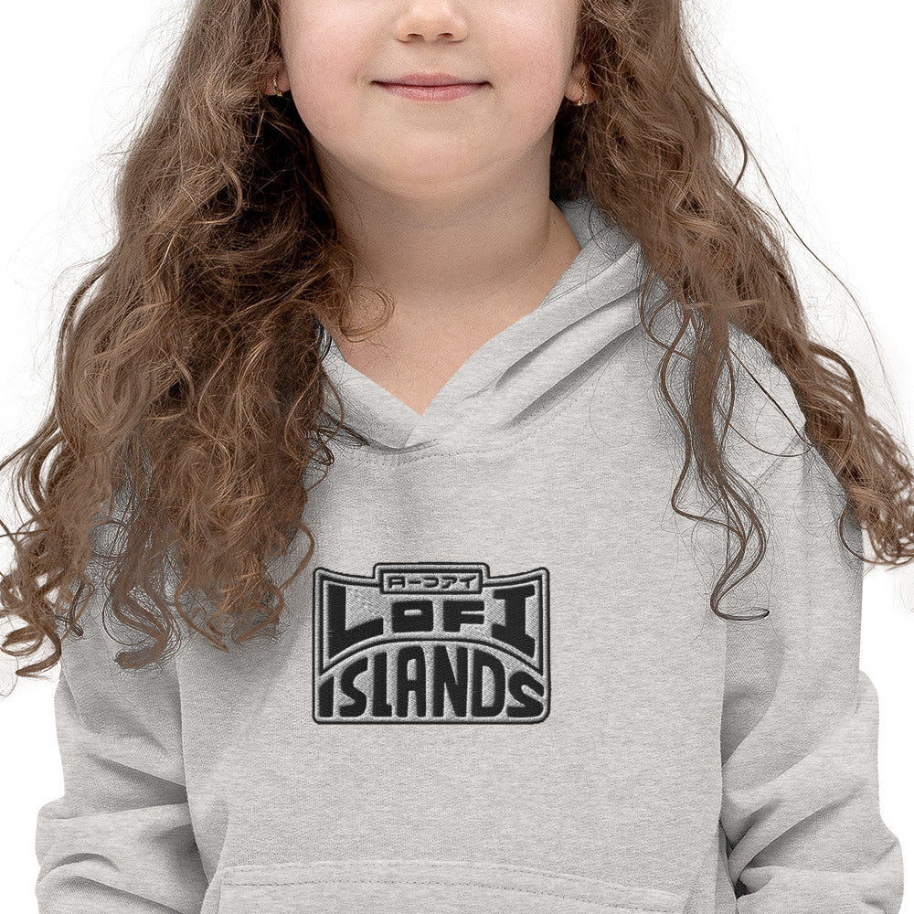 Lo-Fi Headphones Gold Lei Kids Hoodie