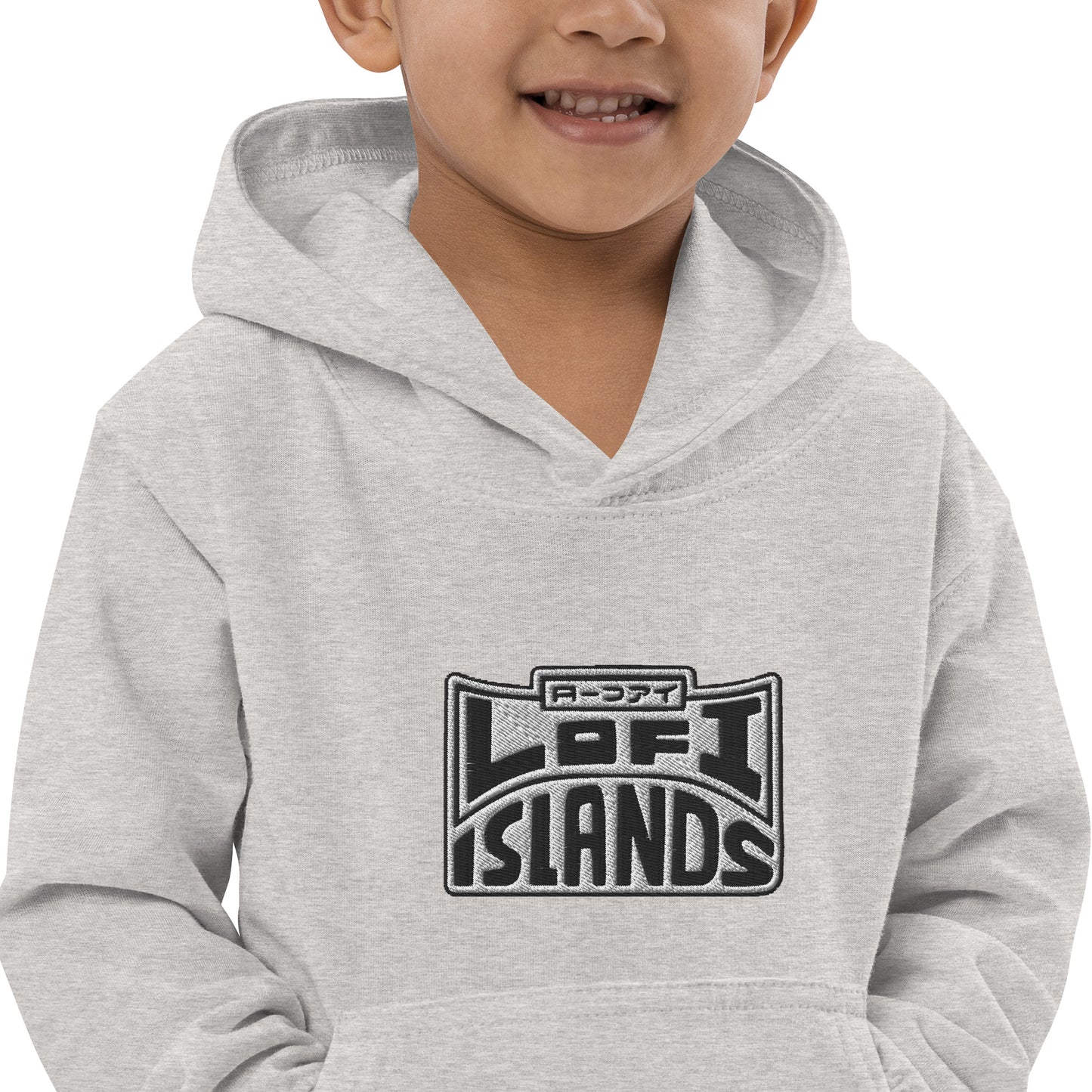 Lo-Fi Headphones Gold Lei Kids Hoodie