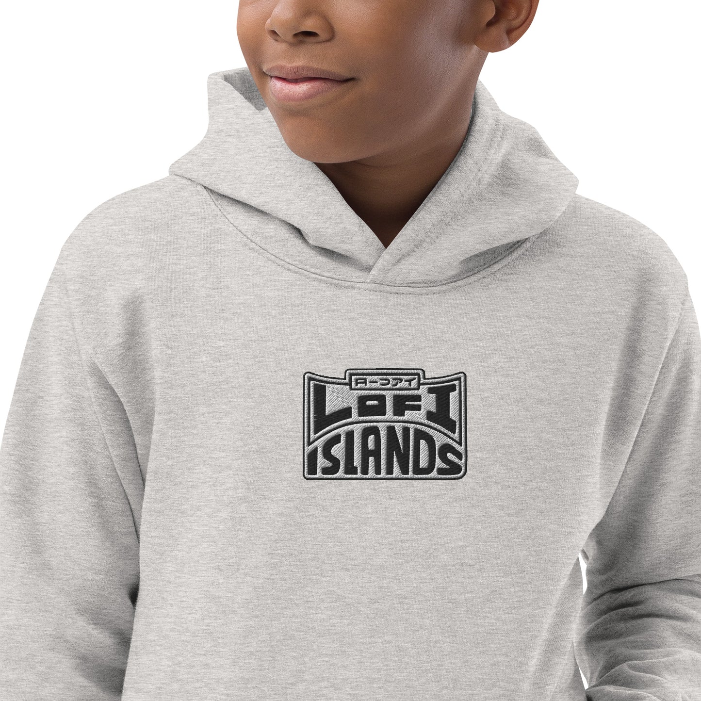 Lo-Fi Headphones Gold Lei Kids Hoodie