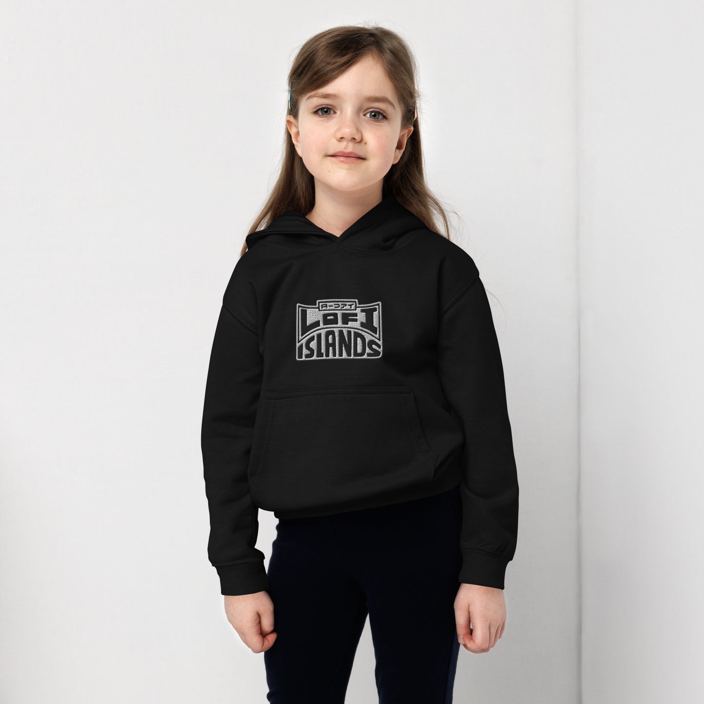 Lo-Fi Headphones Gold Lei Kids Hoodie