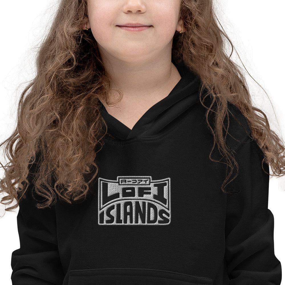 Lo-Fi Headphones Gold Lei Kids Hoodie