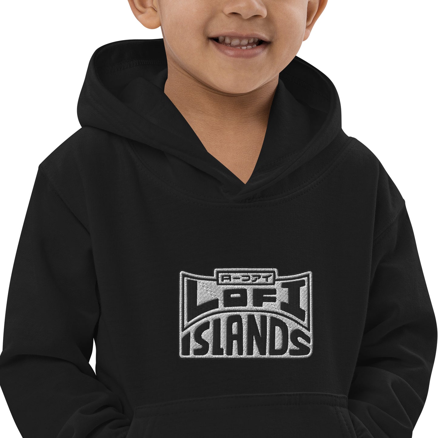 Lo-Fi Headphones Gold Lei Kids Hoodie