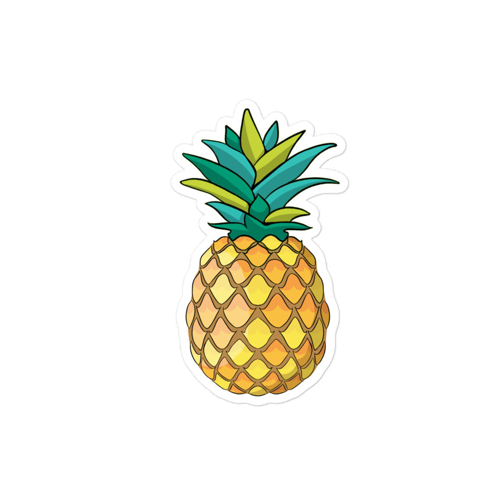 Islands Pineapple Bubble-Free Stickers