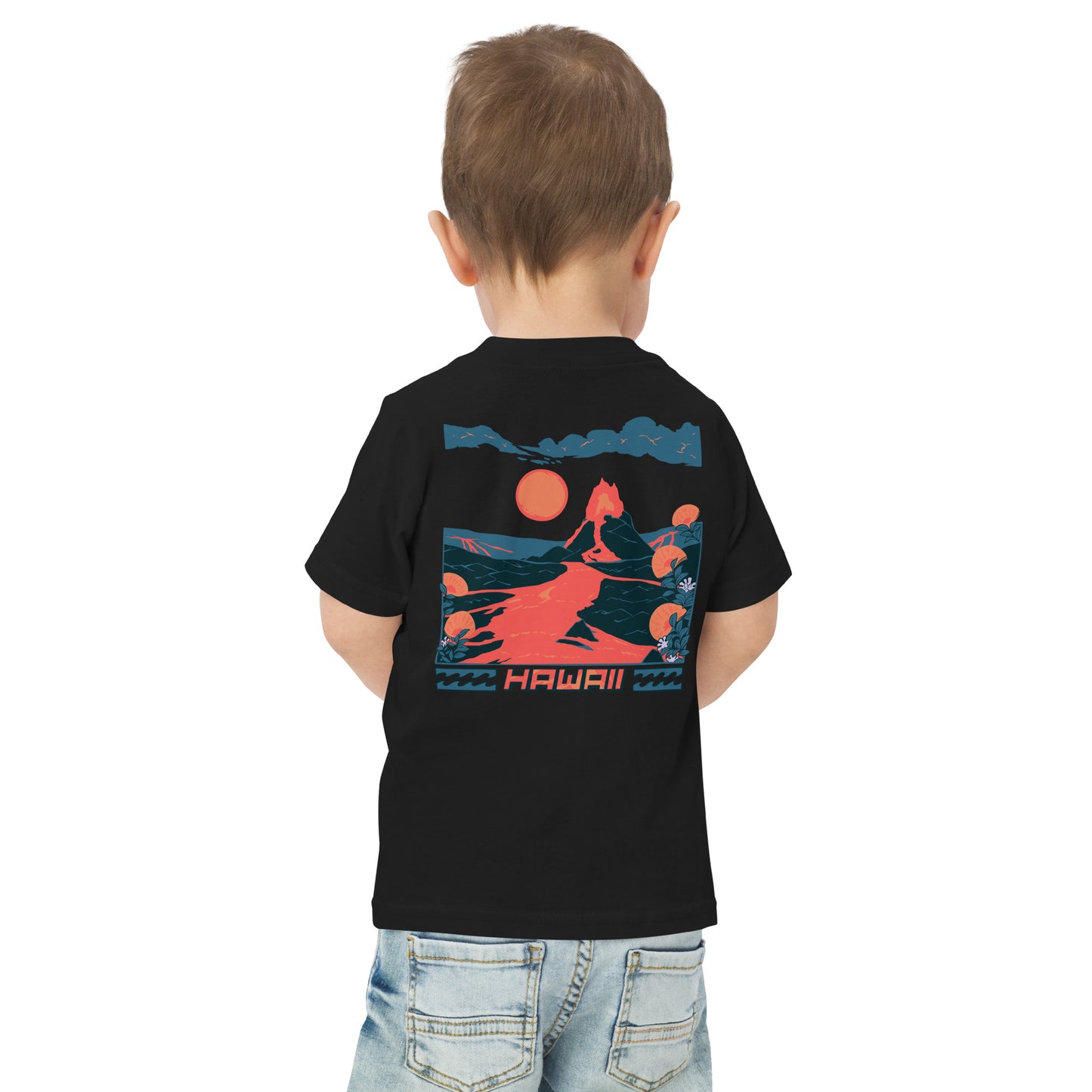 Volcano Hawaii Toddler Jersey T-Shirt