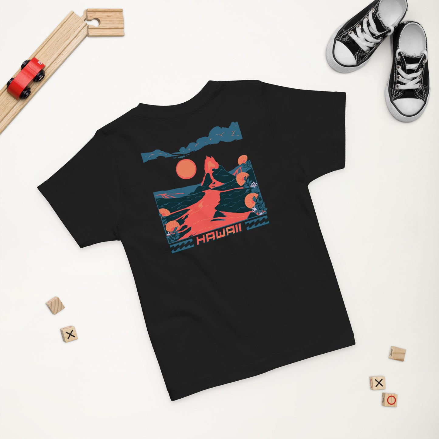 Volcano Hawaii Toddler Jersey T-Shirt