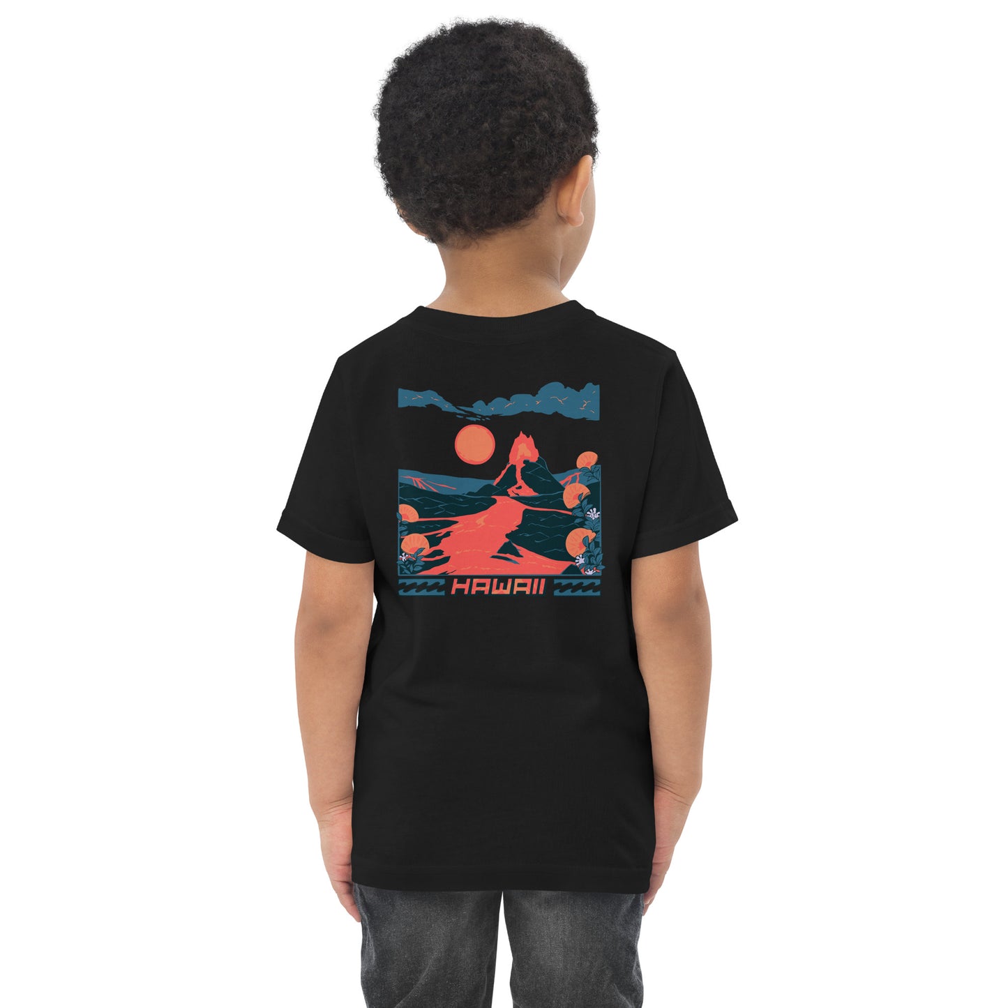 Volcano Hawaii Toddler Jersey T-Shirt
