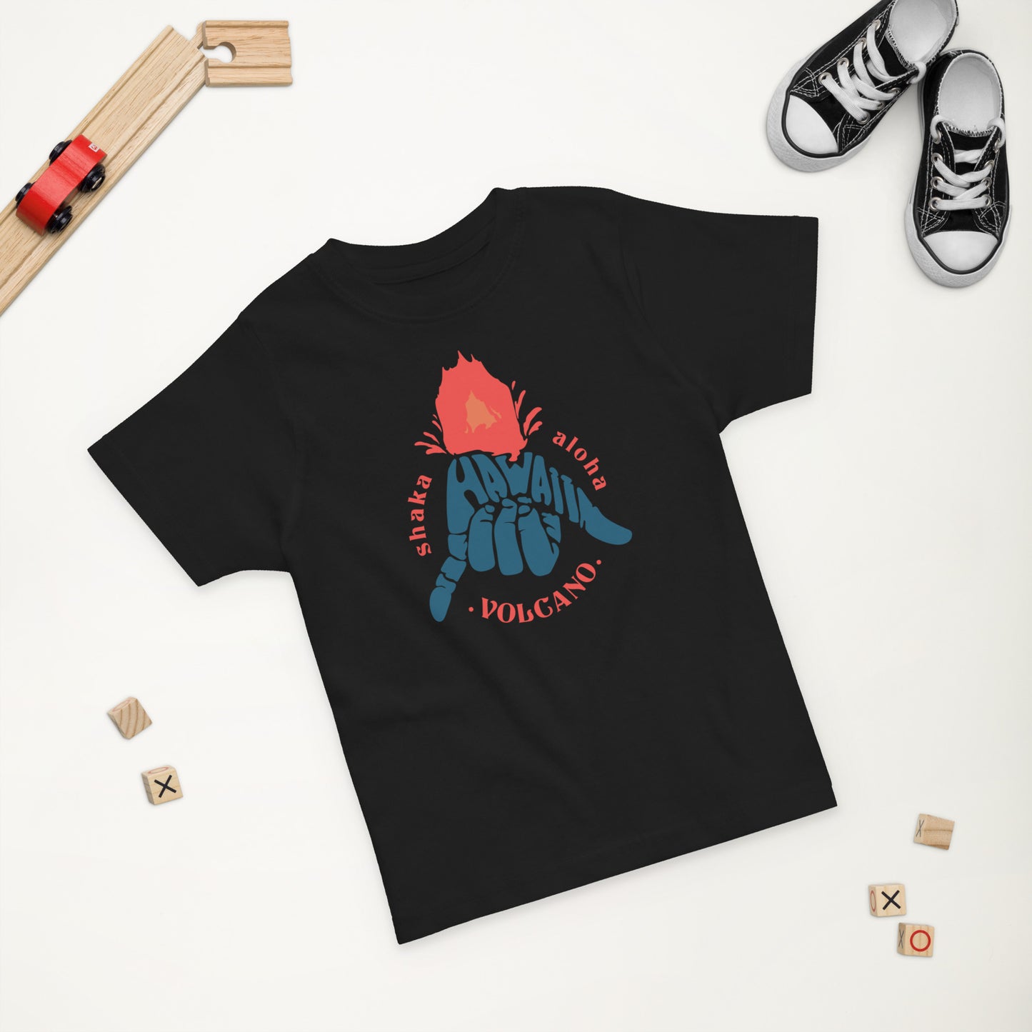 Volcano Hawaii Toddler Jersey T-Shirt