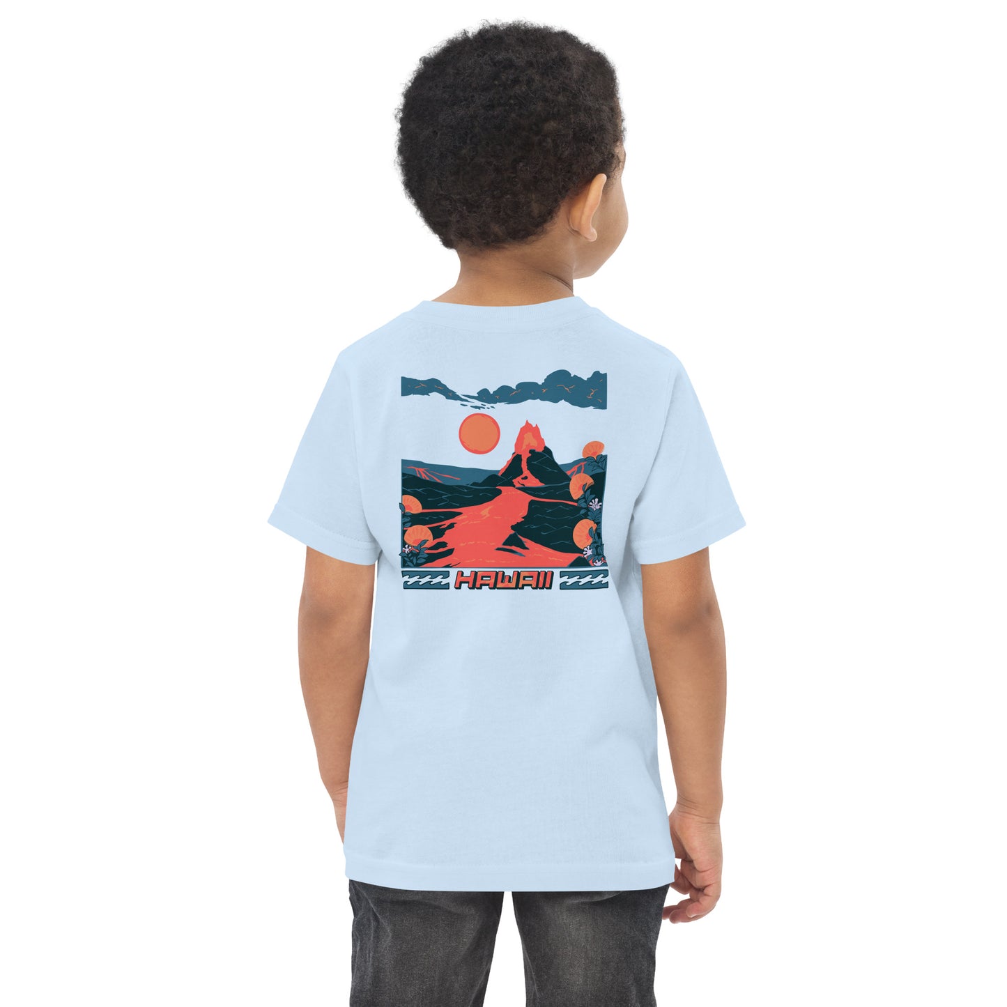 Volcano Hawaii Toddler Jersey T-Shirt