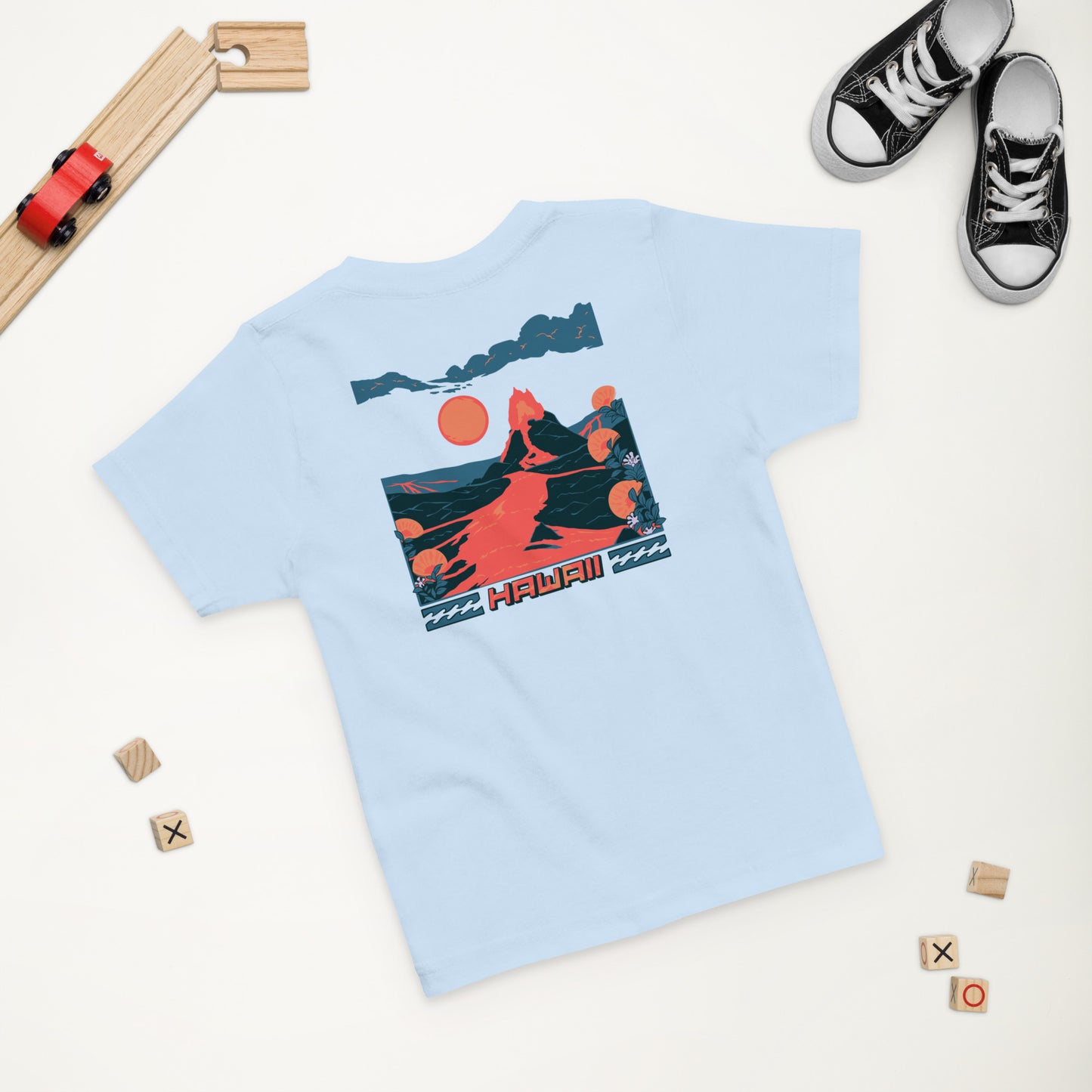 Volcano Hawaii Toddler Jersey T-Shirt