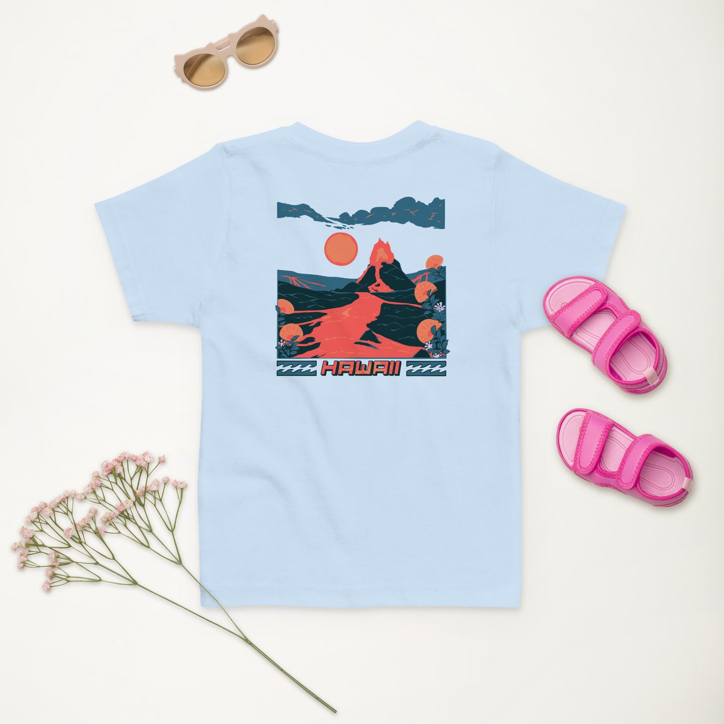 Volcano Hawaii Toddler Jersey T-Shirt