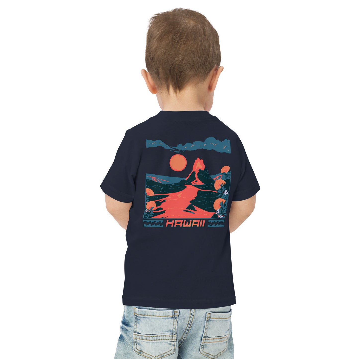 Volcano Hawaii Toddler Jersey T-Shirt