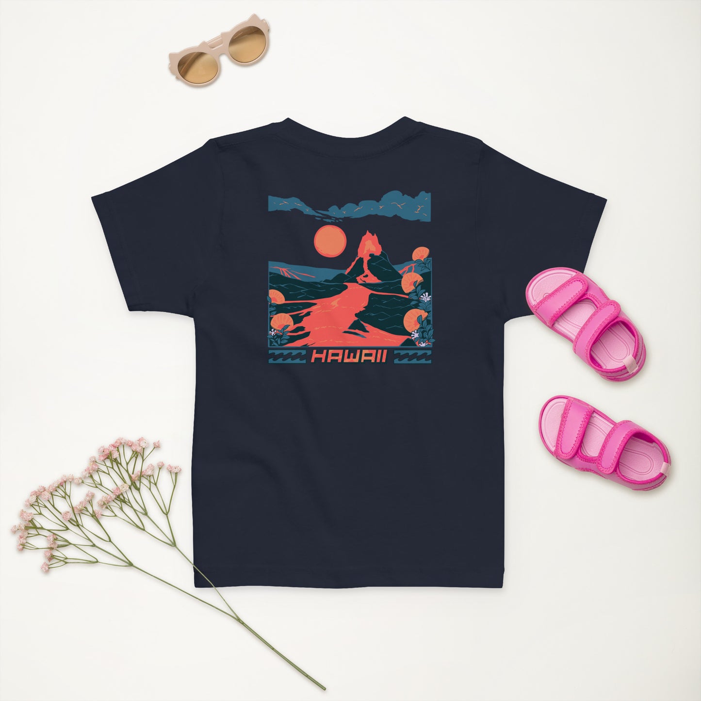 Volcano Hawaii Toddler Jersey T-Shirt