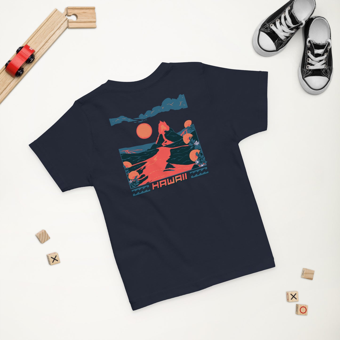Volcano Hawaii Toddler Jersey T-Shirt