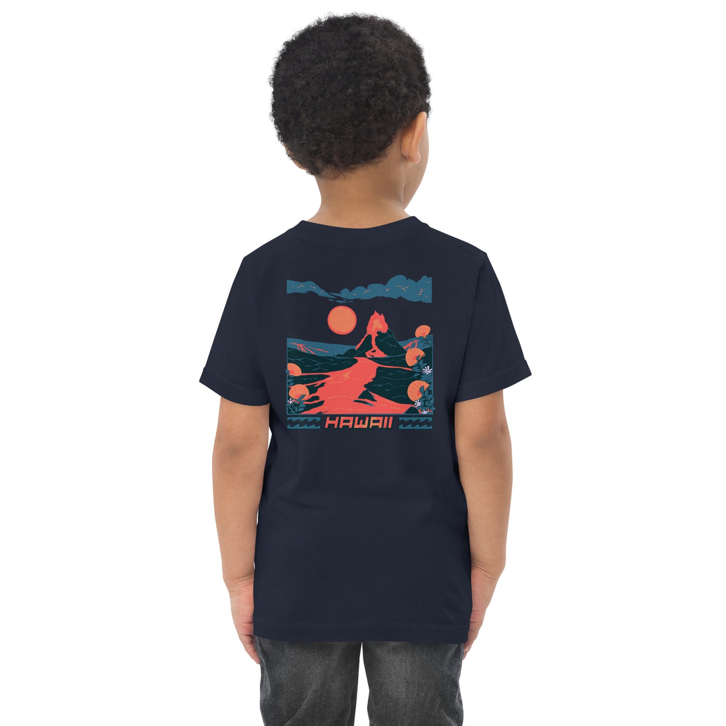 Volcano Hawaii Toddler Jersey T-Shirt