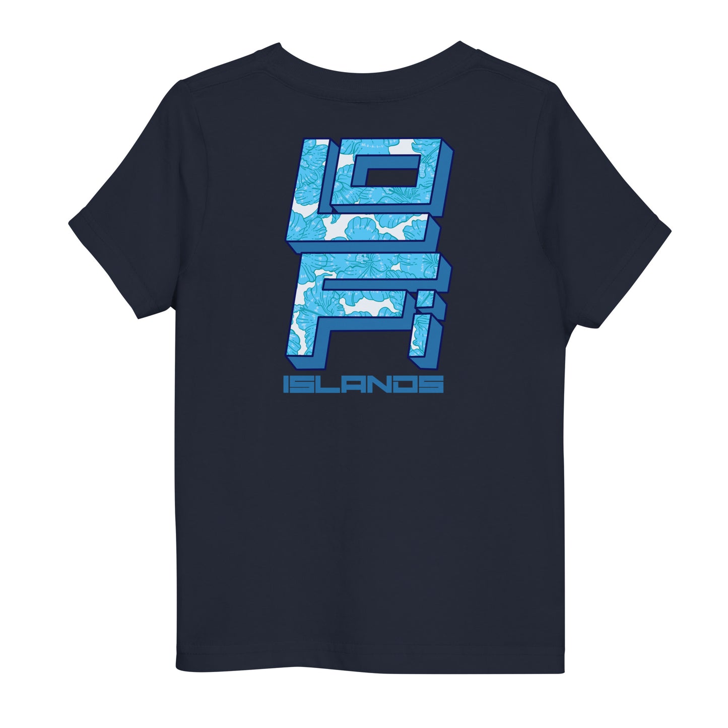 Blue Hibiscus Hawaii Toddler Jersey T-Shirt