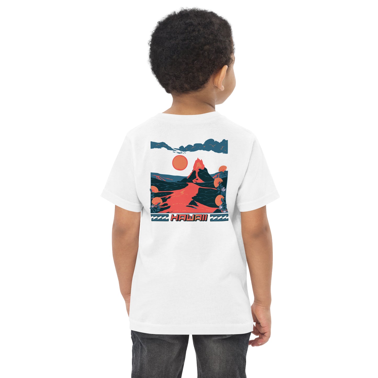 Volcano Hawaii Toddler Jersey T-Shirt