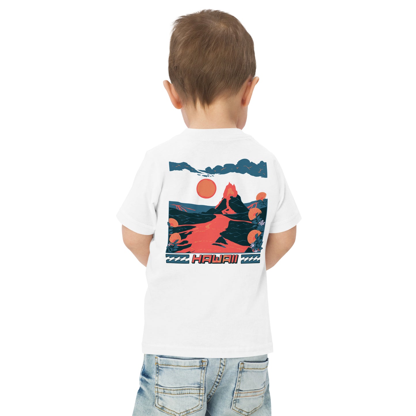 Volcano Hawaii Toddler Jersey T-Shirt