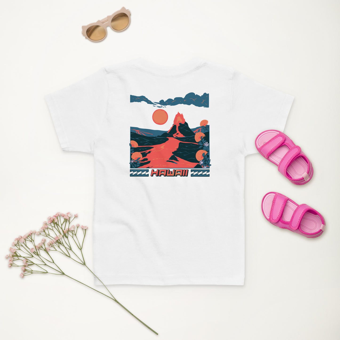 Volcano Hawaii Toddler Jersey T-Shirt