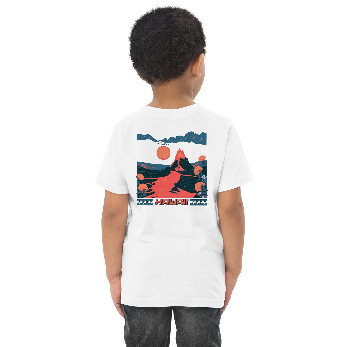 Volcano Hawaii Toddler Jersey T-Shirt