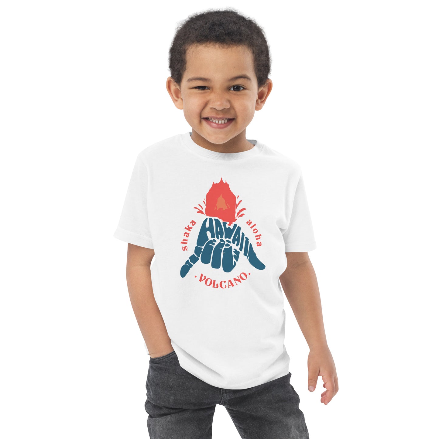 Volcano Hawaii Toddler Jersey T-Shirt