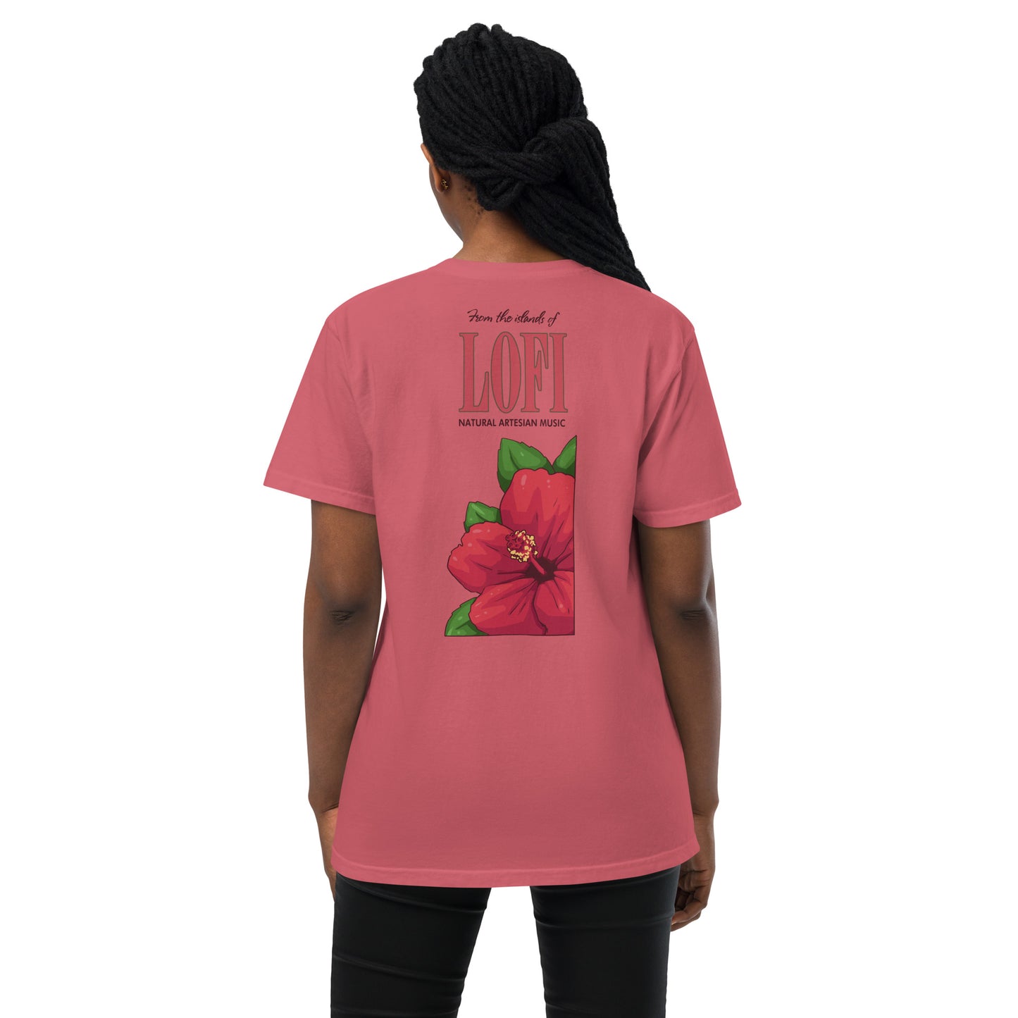 Islands of Lo-Fi Unisex Garment-Dyed Pocket T-Shirt