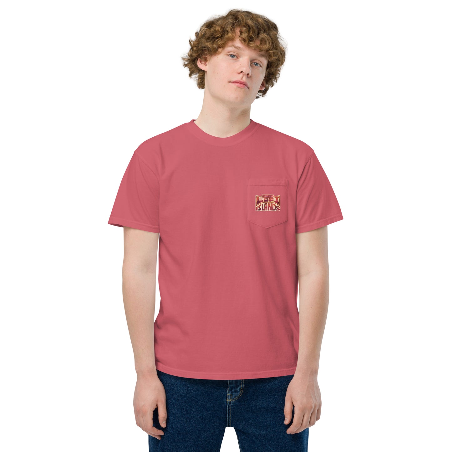 Islands of Lo-Fi Unisex Garment-Dyed Pocket T-Shirt
