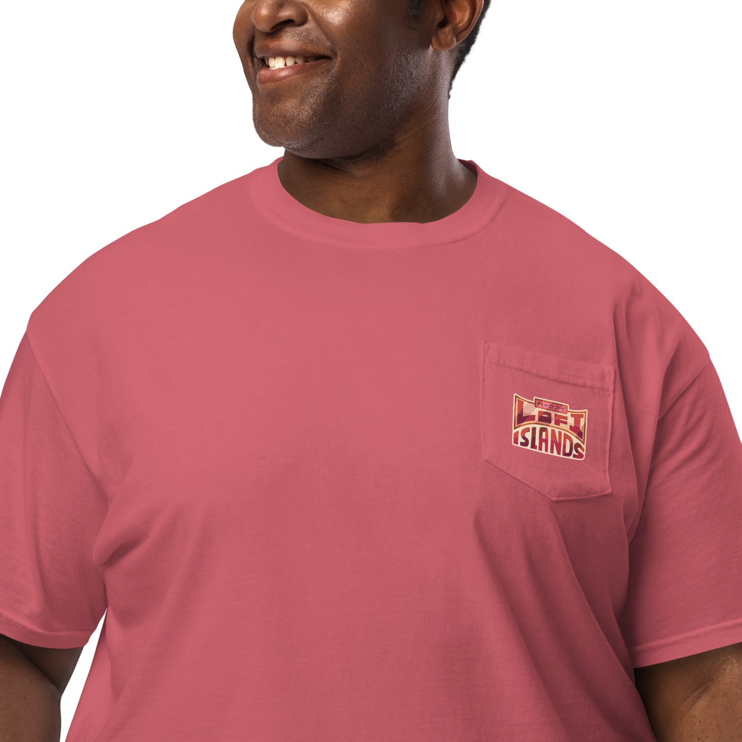 Islands of Lo-Fi Unisex Garment-Dyed Pocket T-Shirt