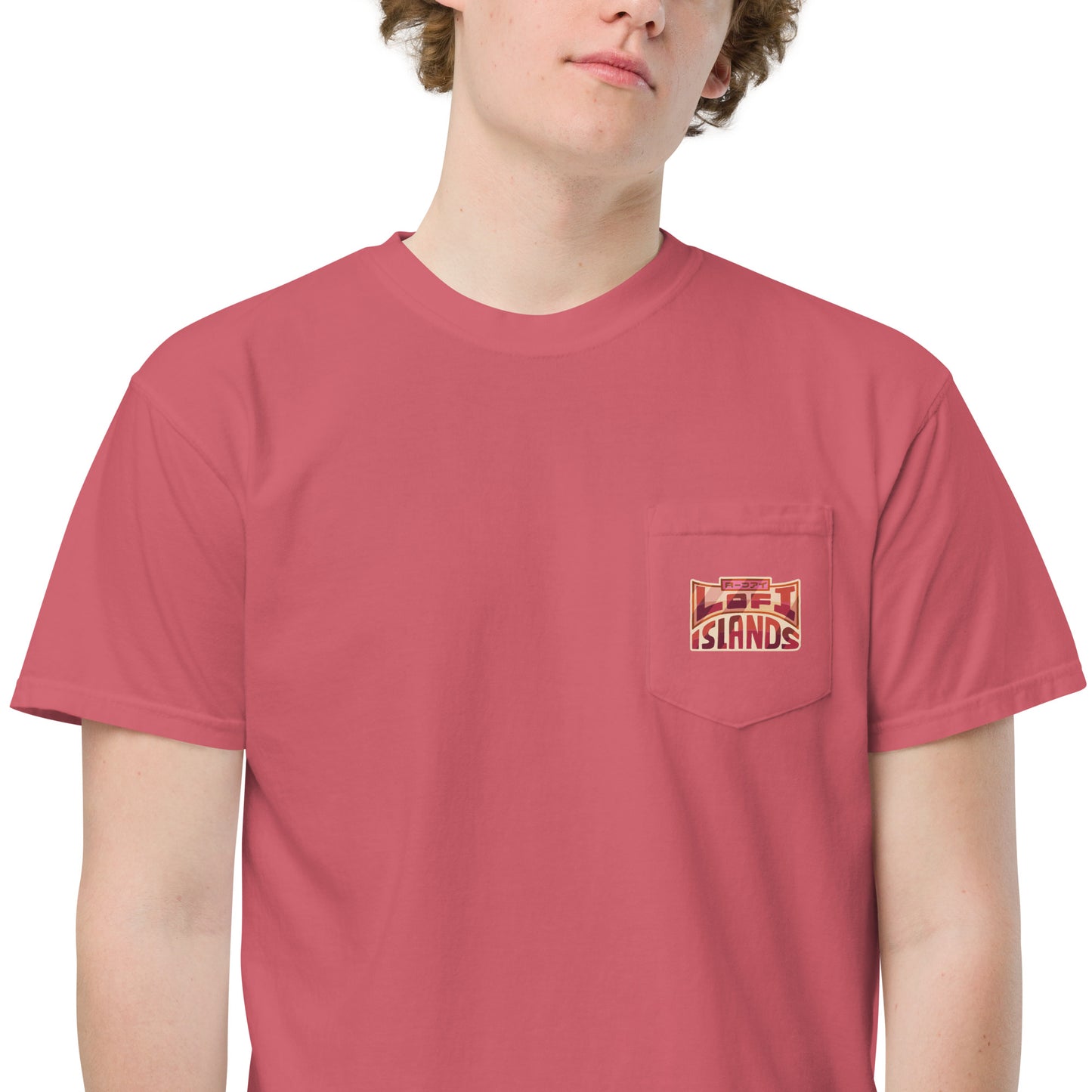 Islands of Lo-Fi Unisex Garment-Dyed Pocket T-Shirt