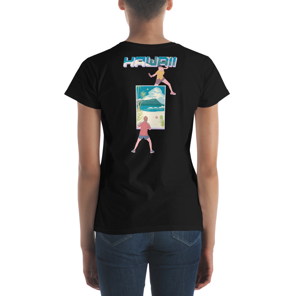 Hawaii Table Tennis Women's Short Sleeve T-Shirt