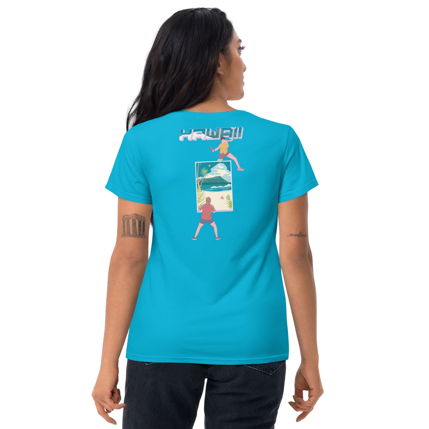Hawaii Table Tennis Women's Short Sleeve T-Shirt