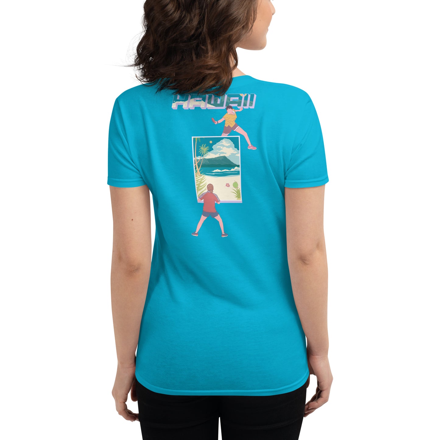 Hawaii Table Tennis Women's Short Sleeve T-Shirt