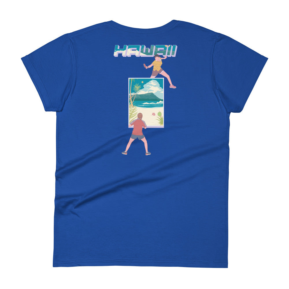 Hawaii Table Tennis Women's Short Sleeve T-Shirt