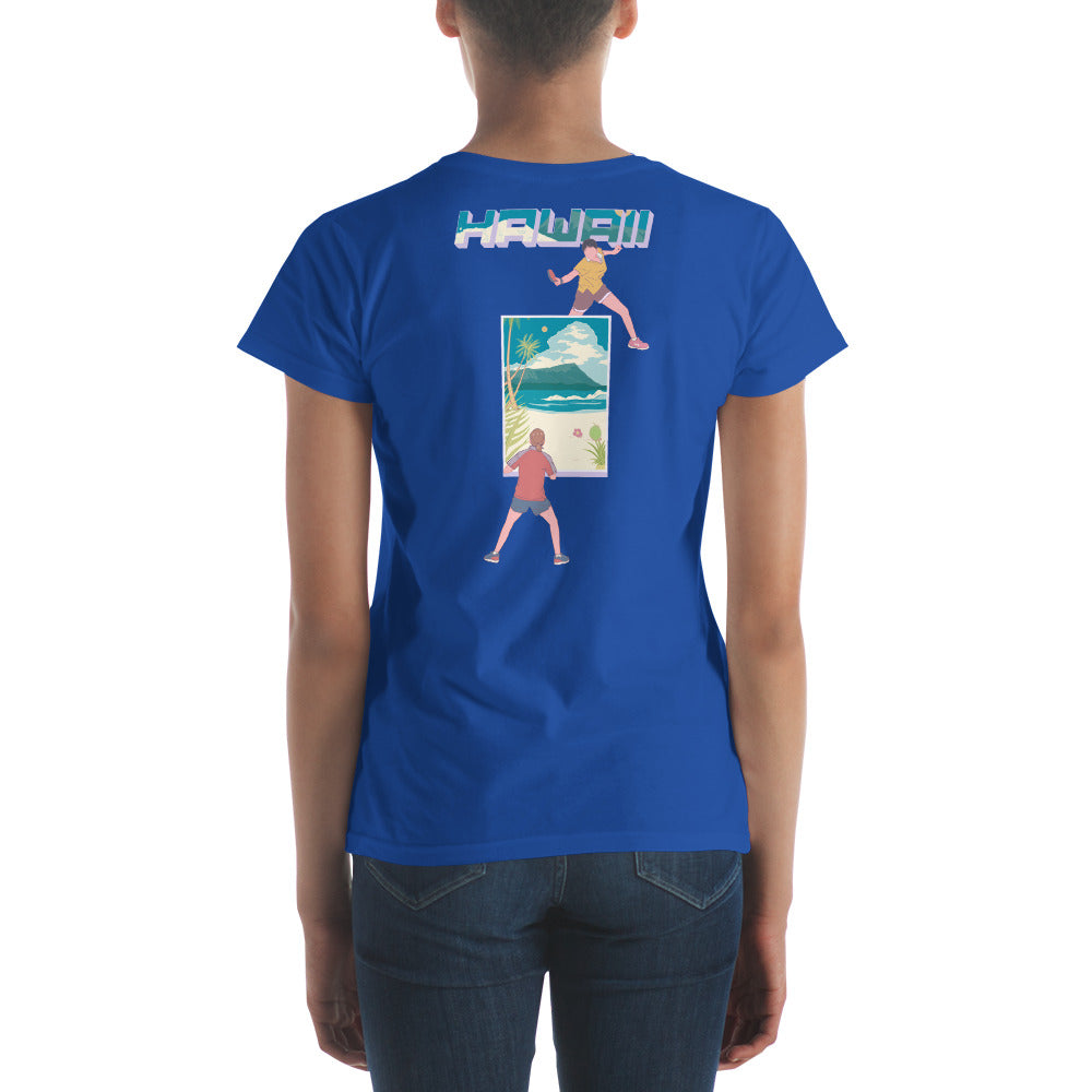 Hawaii Table Tennis Women's Short Sleeve T-Shirt