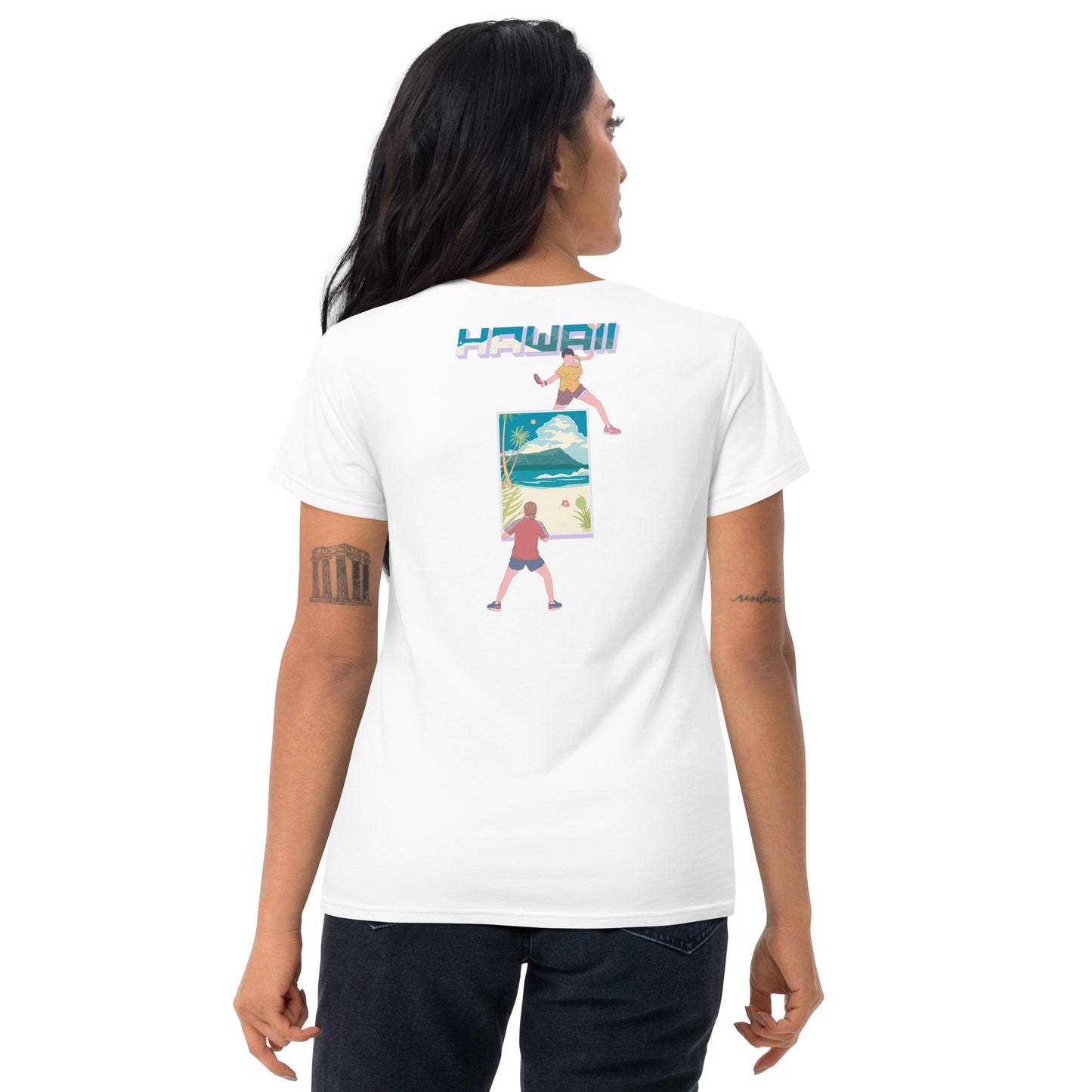 Hawaii Table Tennis Women's Short Sleeve T-Shirt