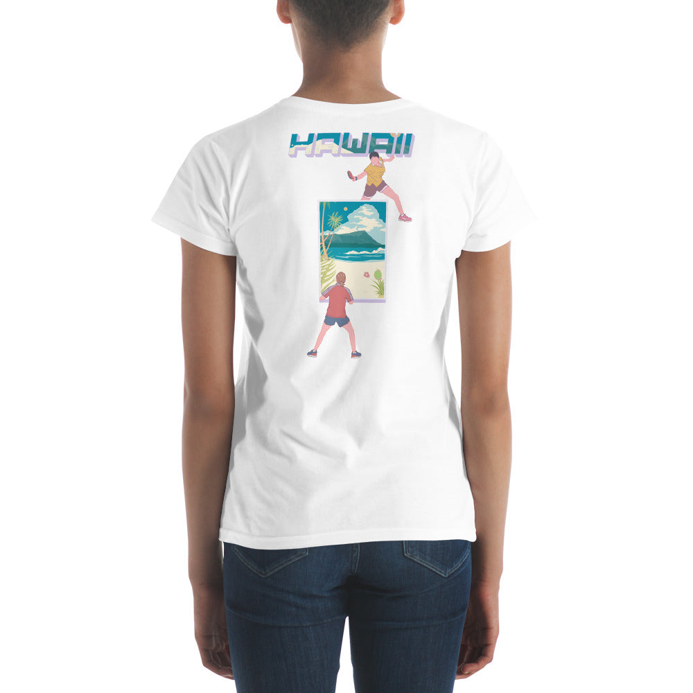 Hawaii Table Tennis Women's Short Sleeve T-Shirt