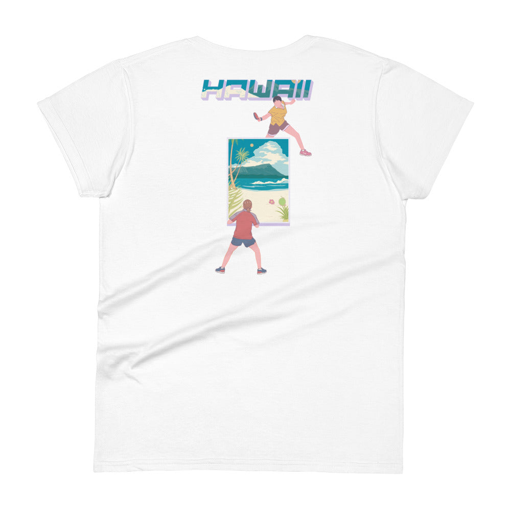 Hawaii Table Tennis Women's Short Sleeve T-Shirt