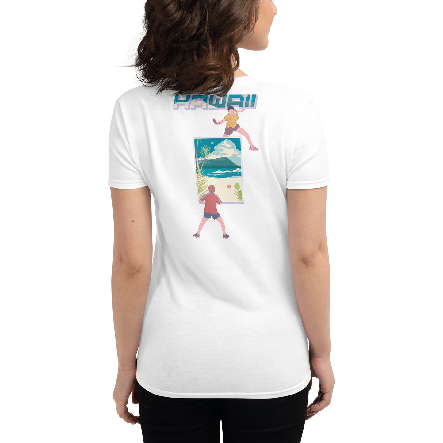Hawaii Table Tennis Women's Short Sleeve T-Shirt