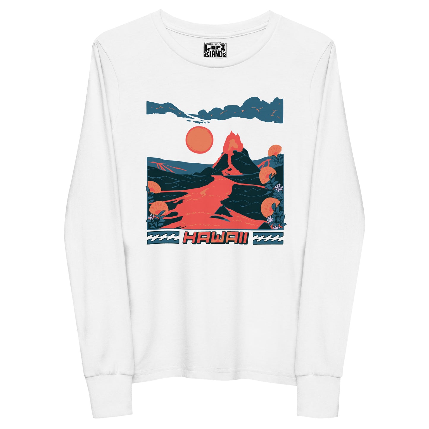 Volcano Hawaii Youth Long Sleeve Tee