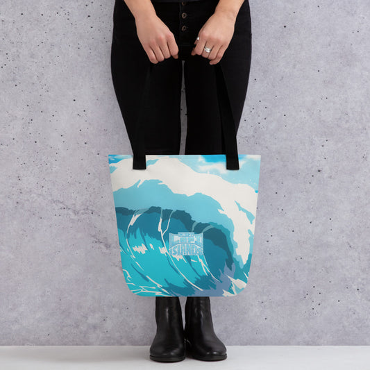 Island Wave Tote Bag