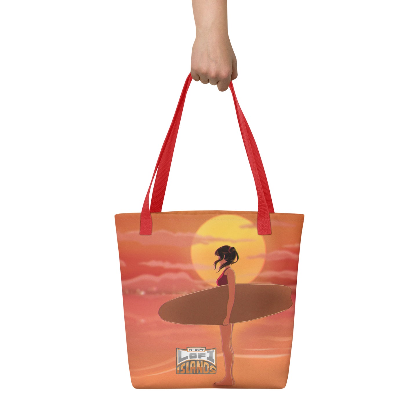 Surfer Girl Tote Bag