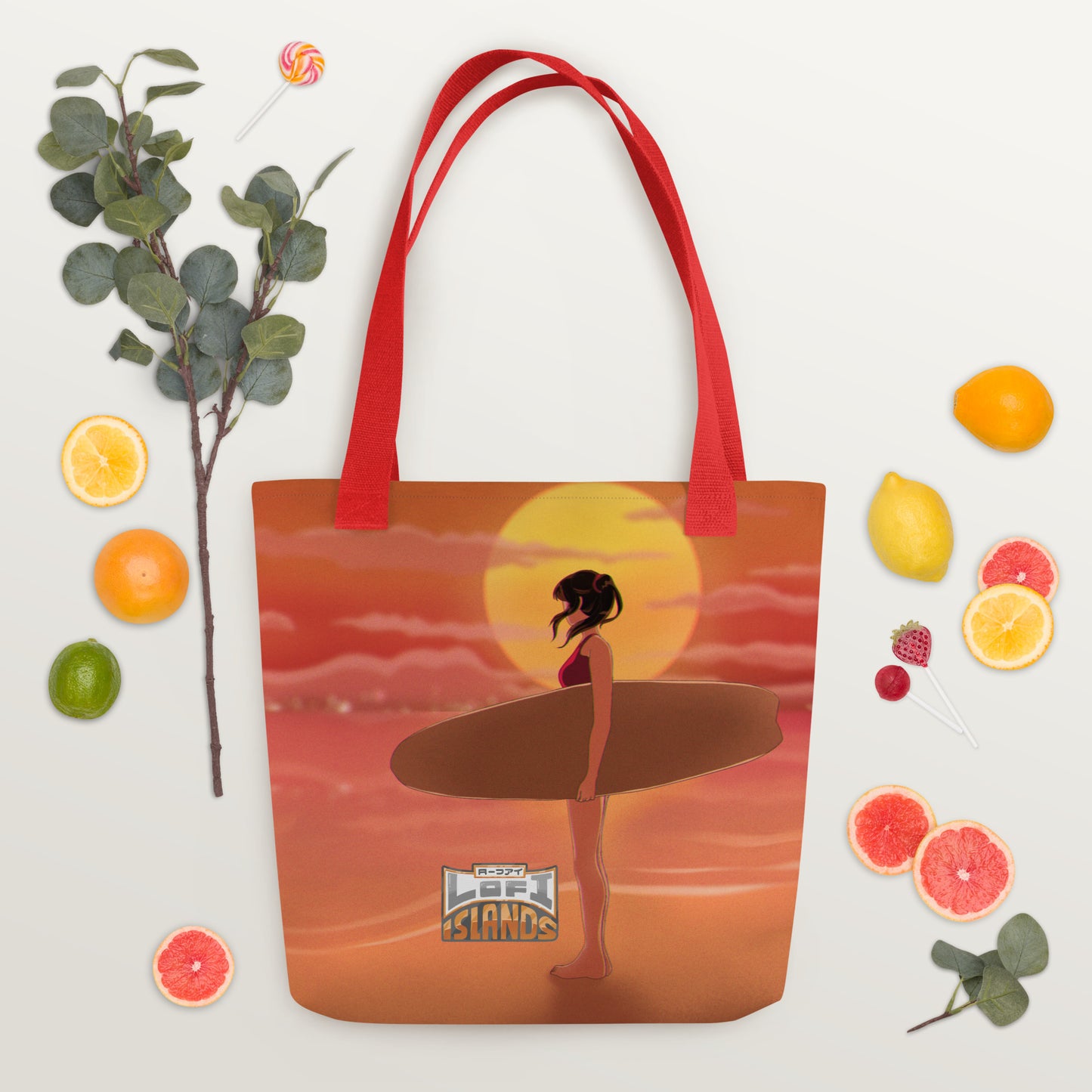 Surfer Girl Tote Bag