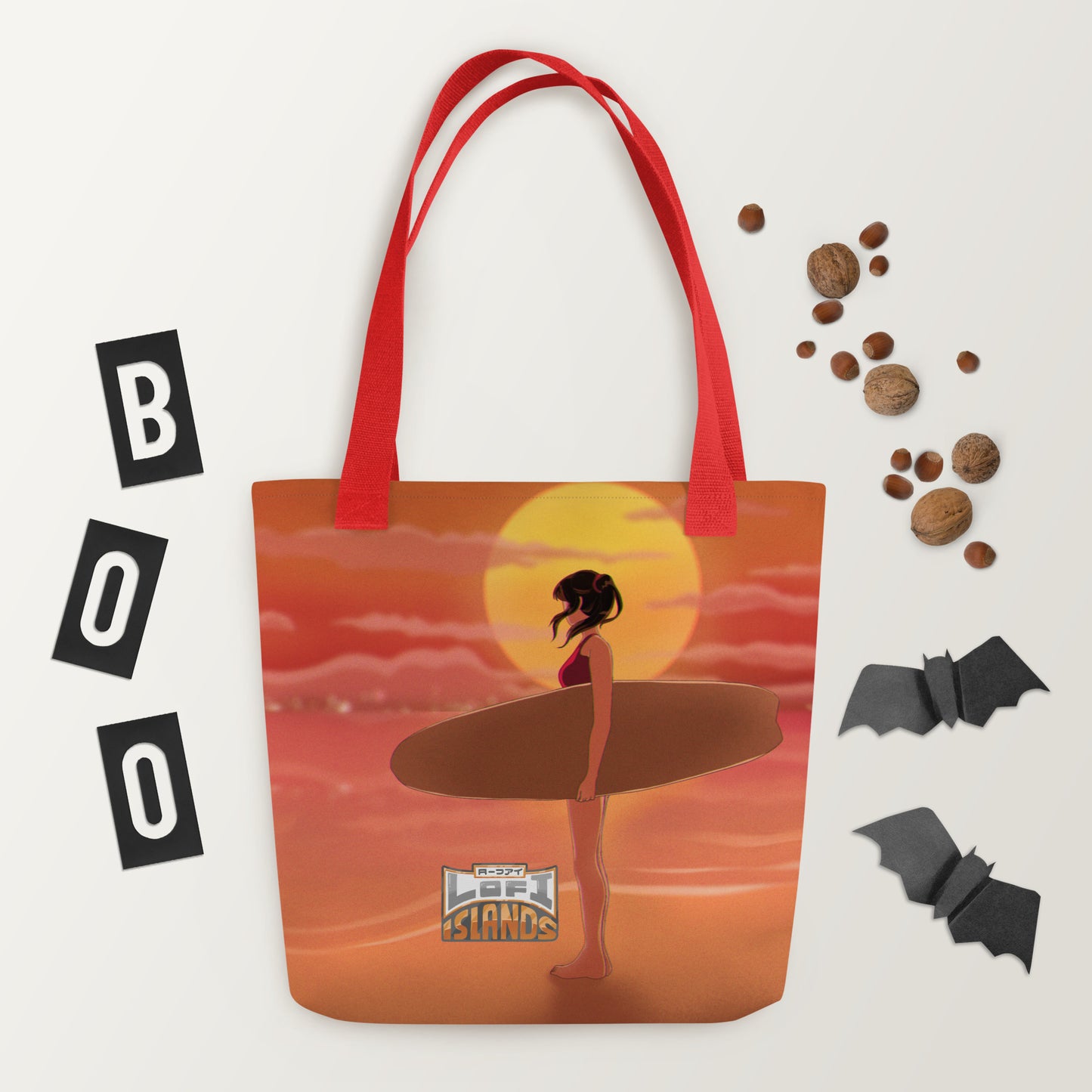 Surfer Girl Tote Bag