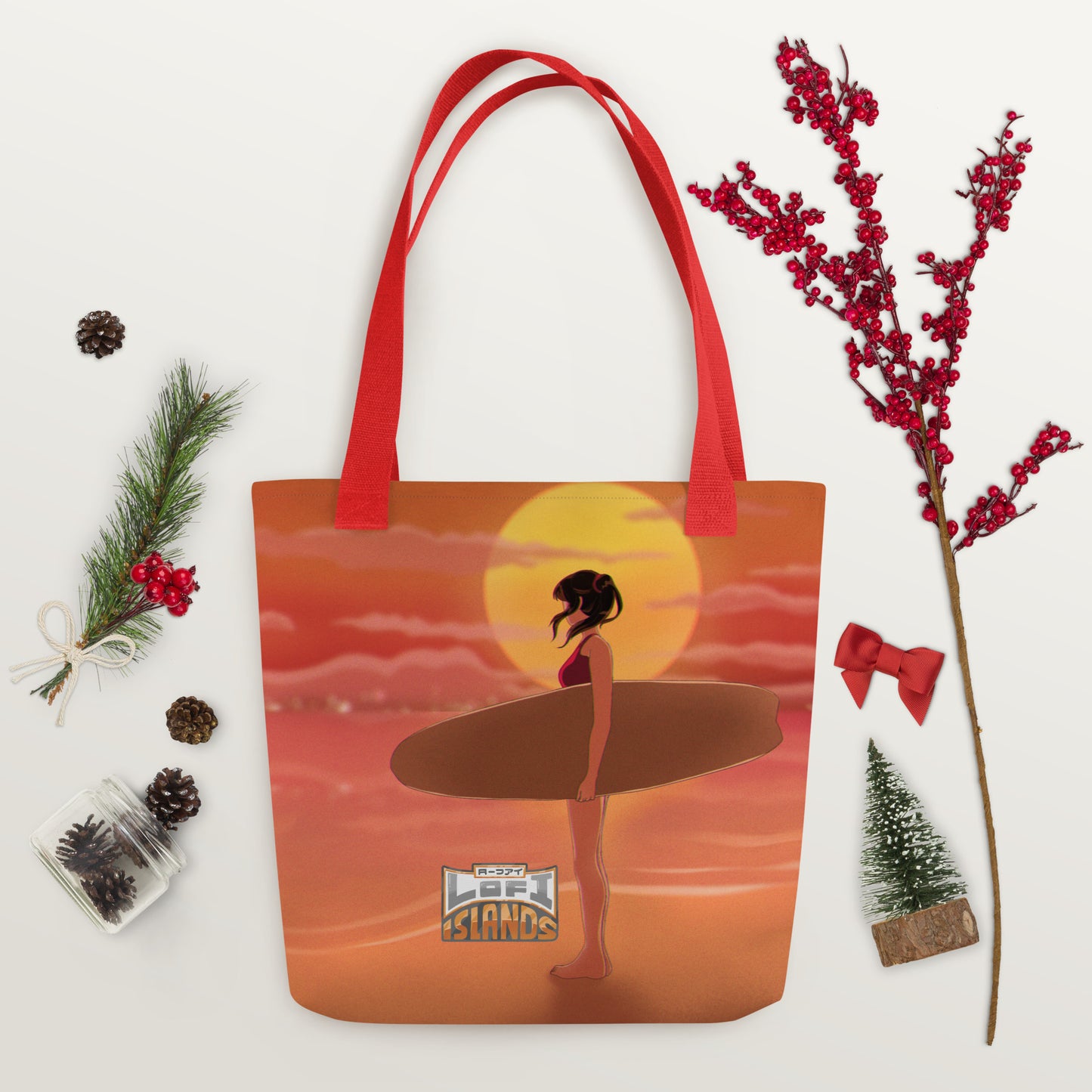 Surfer Girl Tote Bag