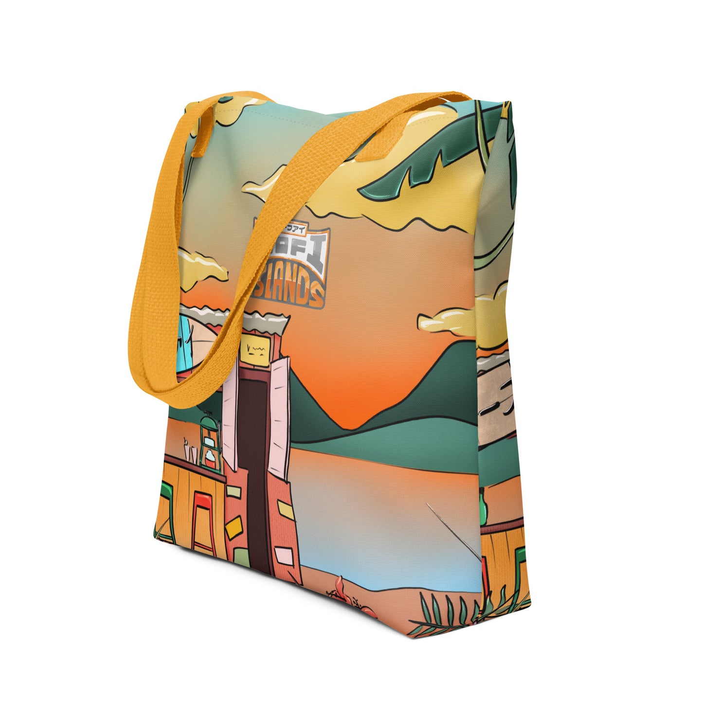 Lo-Fi Islands Tote Bag