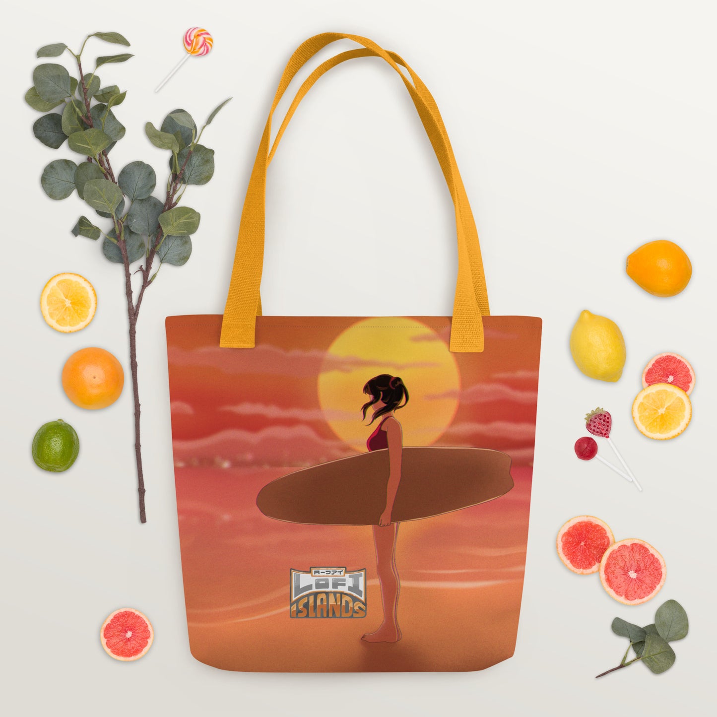 Surfer Girl Tote Bag