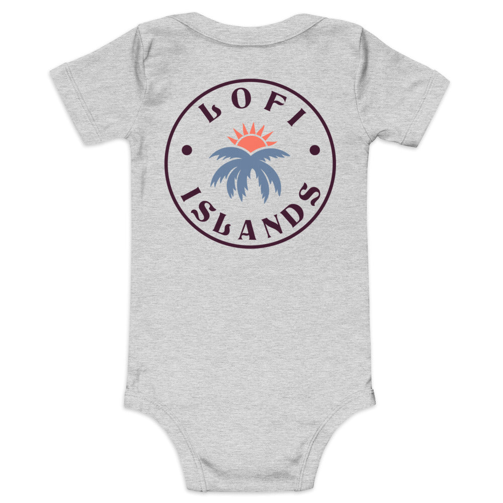 Vinyl Records Baby Short Sleeve One Piece